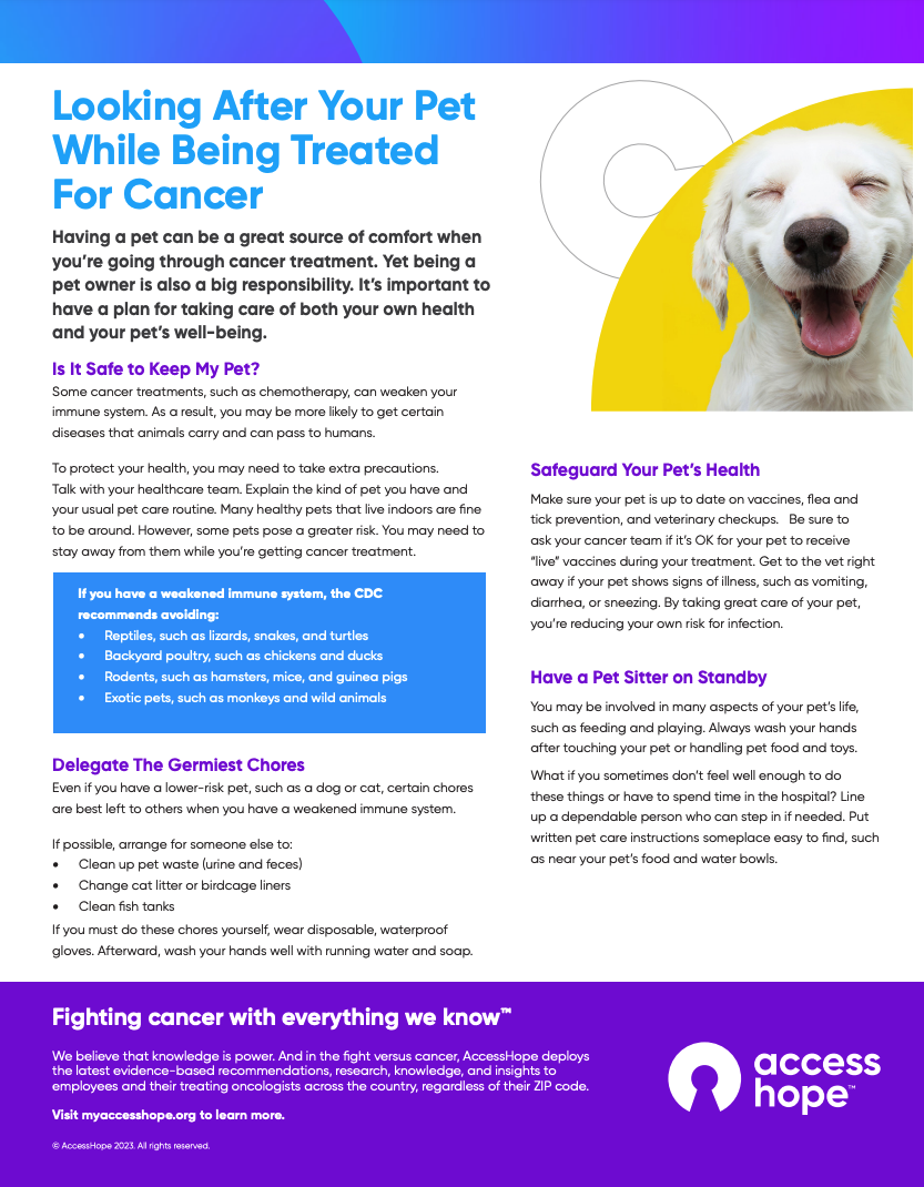 Pets and Supportive Care 1
